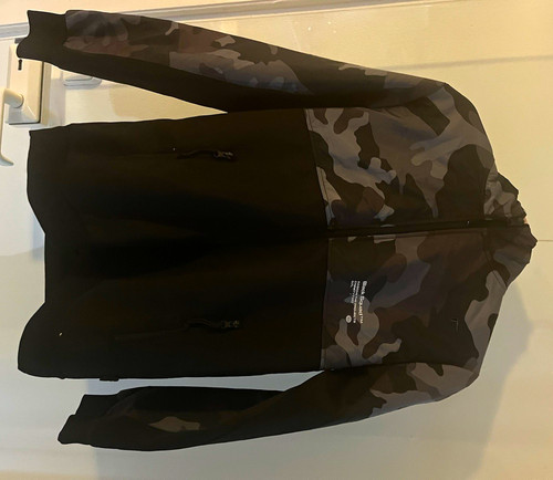 Black squad herren windbreaker - black,